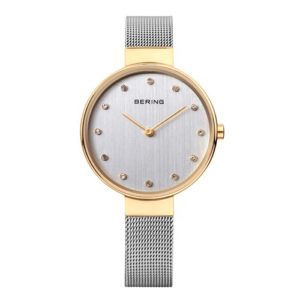 Reloj mujer clásico malla fina bicolor 12034-010