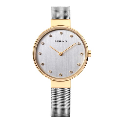 Reloj mujer clásico malla fina bicolor 12034-010