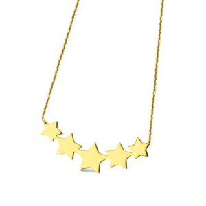 Cadenita + Estrellas Oro