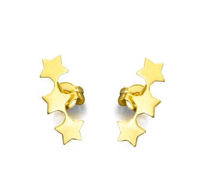 Pendientes Estrellas Oro