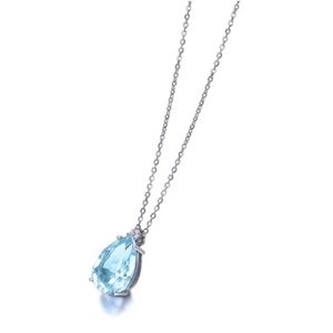 Gargantilla Aguamarina y Diamante GD034OBAG.00