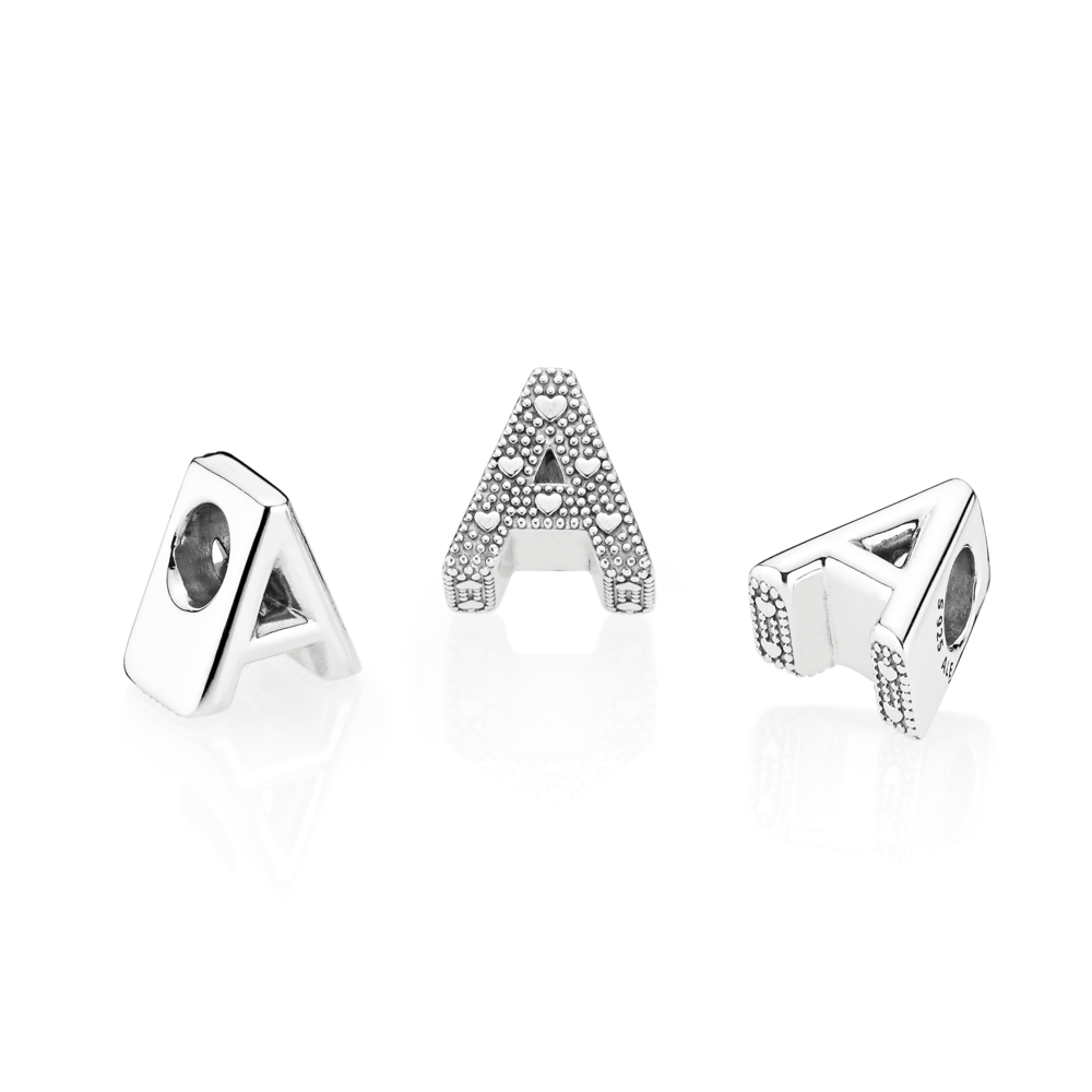 Charm en plata de ley A Letra 797455 - Imagen 2