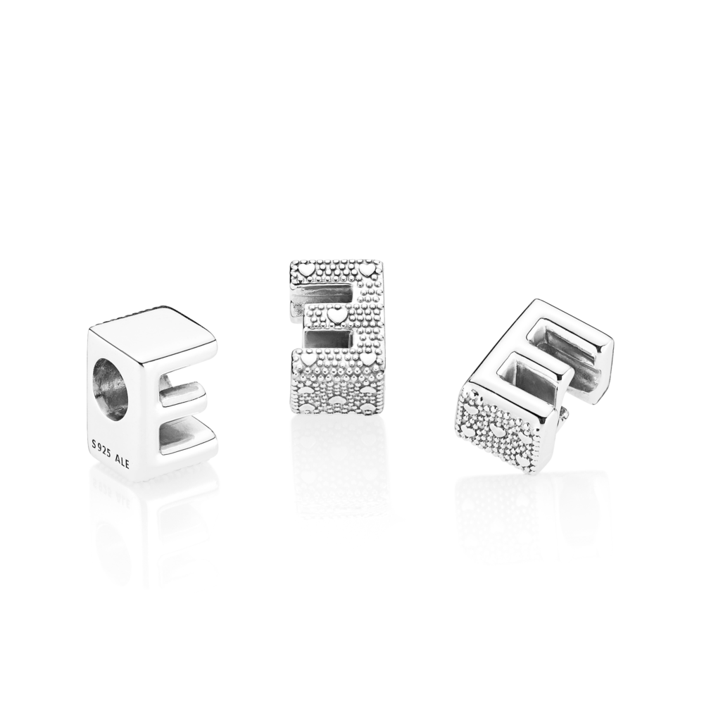 Charm en plata de ley E Letra 797459 - Imagen 2