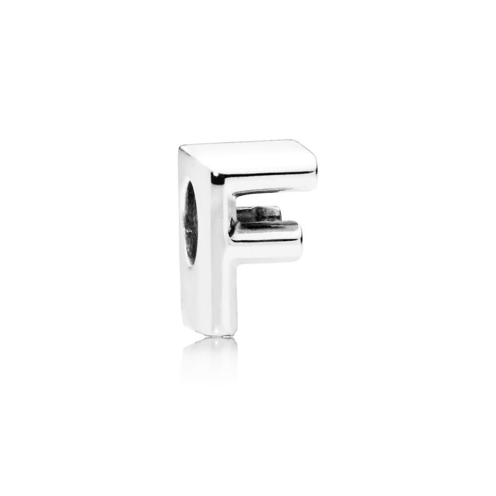 Charm en plata de ley F Letra 797460