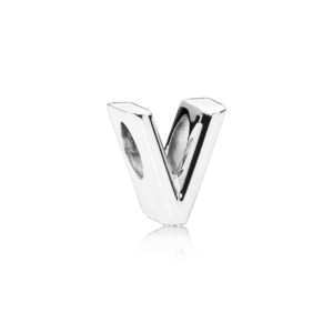 Charm en plata de ley Letra V 797476