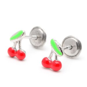 Pendientes cerezas