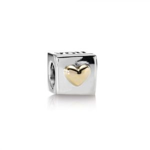 Charm en plata de ley Dado I love you