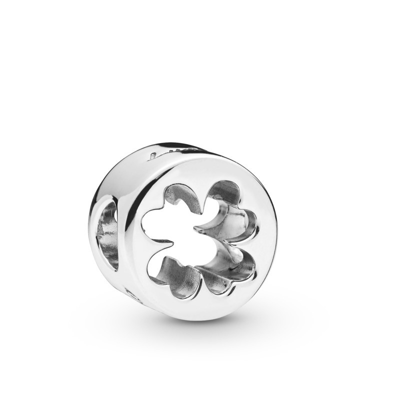Charm en plata de ley Trébol Filigrana 797868