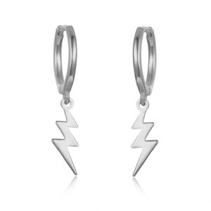 Pendientes en plata de ley Aro y Rayo