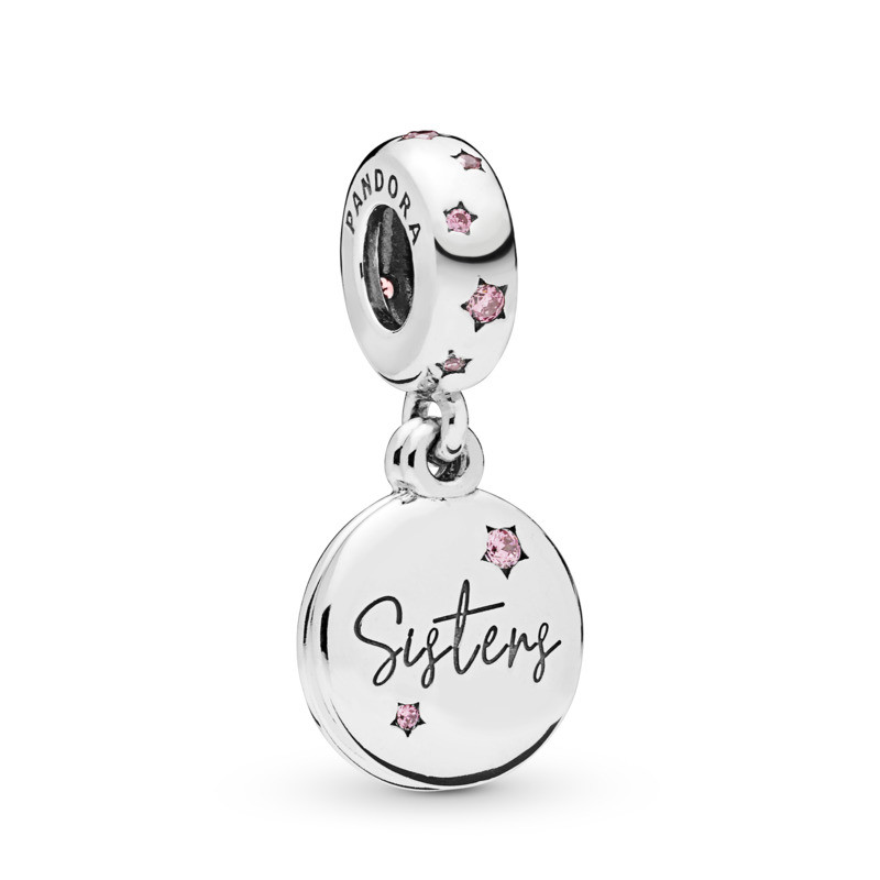 Charm colgante en plata de ley Hermanas para Siempre