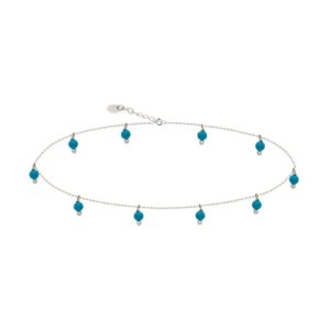 Pulsera Wardpa Plata/Turquesa