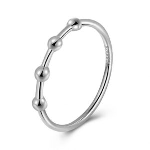 Anillo en plata de ley Atom