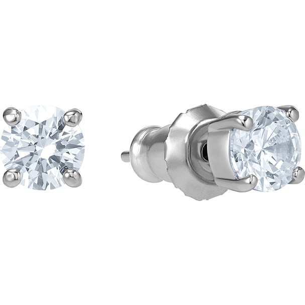 Pendientes Attract, Blanco, Baño de Rodio - Imagen 2