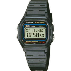 Casio Retro Resina Negra W-59-1VQ