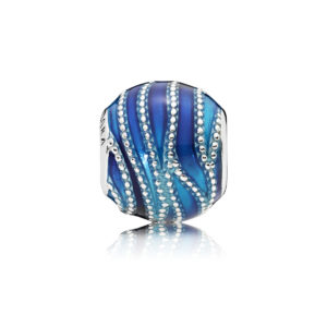 Charm en plata de ley Remolino Azul 797012ENMX