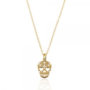 Collar en plata de ley Calaca Gold