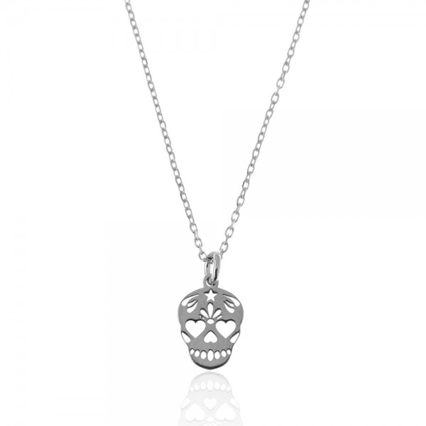 Collar en plata de ley Calaca