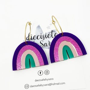 Pendientes Aro y Arcoiris