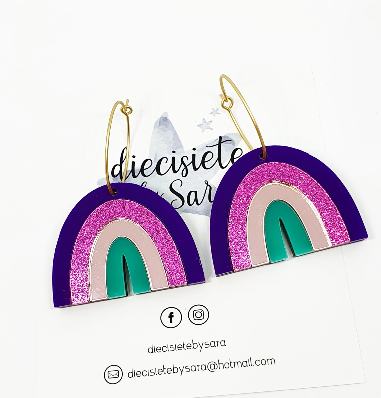 Pendientes Aro y Arcoiris