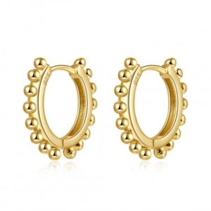 Pendientes en plata de ley Grecia Gold