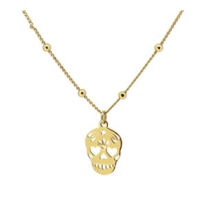 Collar en plata de ley Calaca Gold