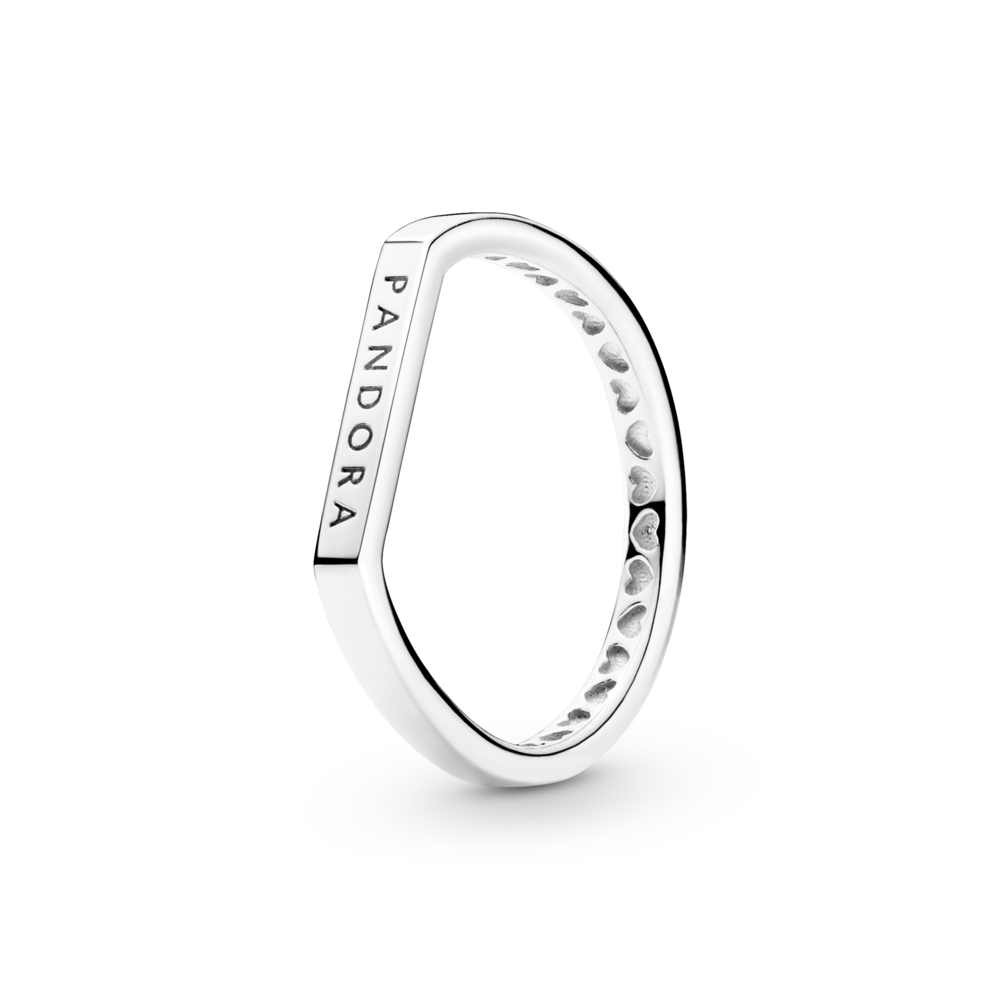 Anillo en plata de ley Barra Logo Pandora