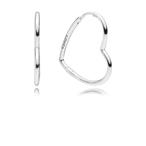Pendientes en plata de ley Corazones de Amor Asimetricos 297822