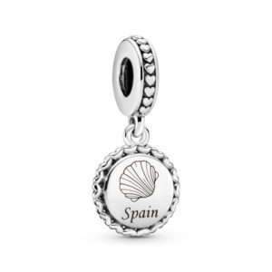 Charm Colgante en plata de ley Concha España