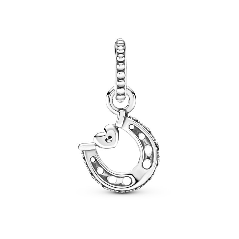 Charm Colgante en plata de ley Herradura de la Suerte - Imagen 2