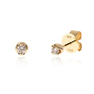 Pendientes Oro Amarillo Chatón