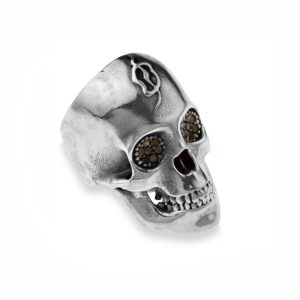 Anillo en Plata de ley Skull CAR1A