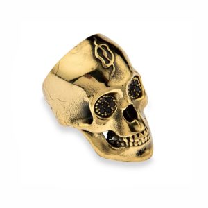 Anillo en Bronce Skull CAR1B