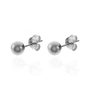 Pendientes en Plata de Ley Bola de 2 a 8MM