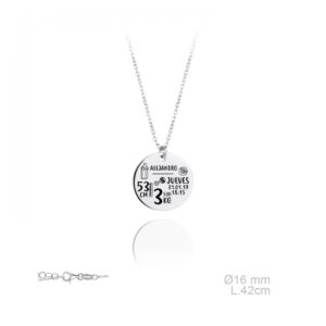 Collar en Plata de Ley Personalizable Nacimiento
