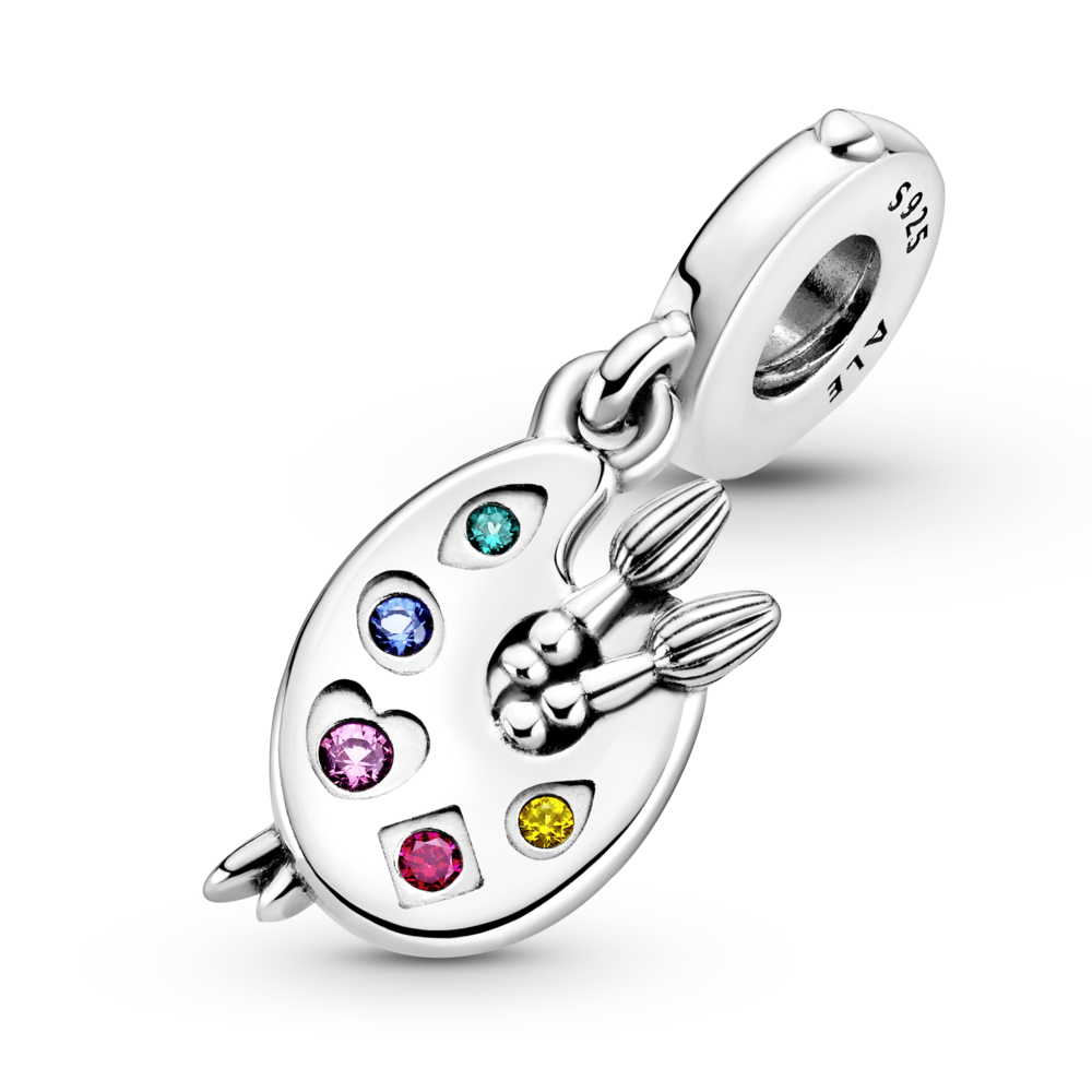 Charm Colgante en Plata de Ley Paleta de Artista 799320C01 - Imagen 3