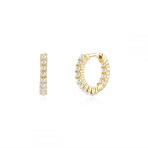 Pendientes en Plata de Ley Sprit Pearl Gold
