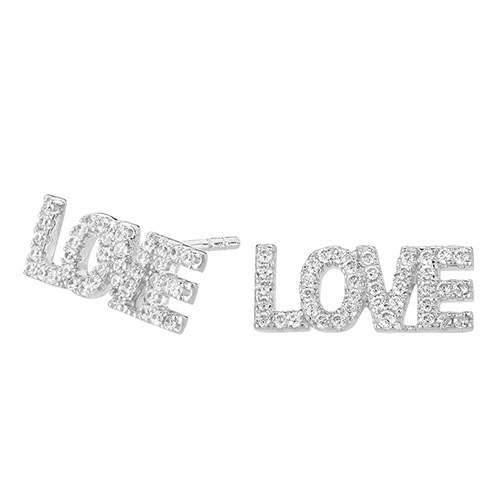 Pendientes Plata Love Love SEA-101-036-UU