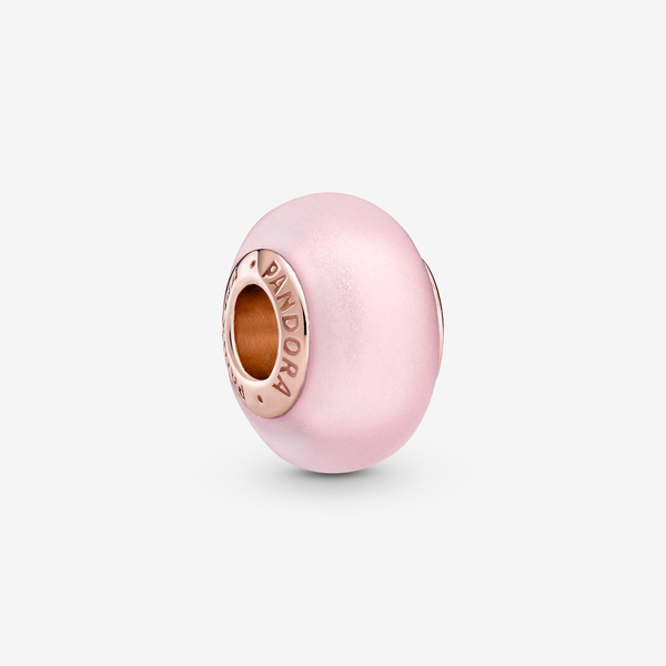 Charm en Plata de Ley Murano Rosa Mate 789421C00