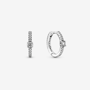 Pendientes en Plata de Ley Aro Brillante 299406C01