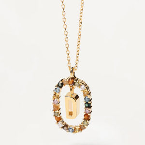 Collar Letra D Say My Name