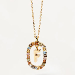 Collar Letra F Say My Name