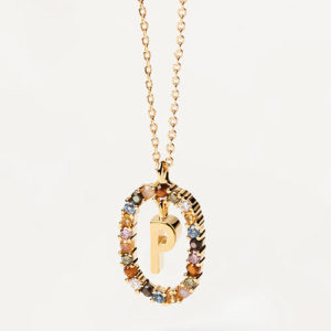 Collar Letra P Say My Name