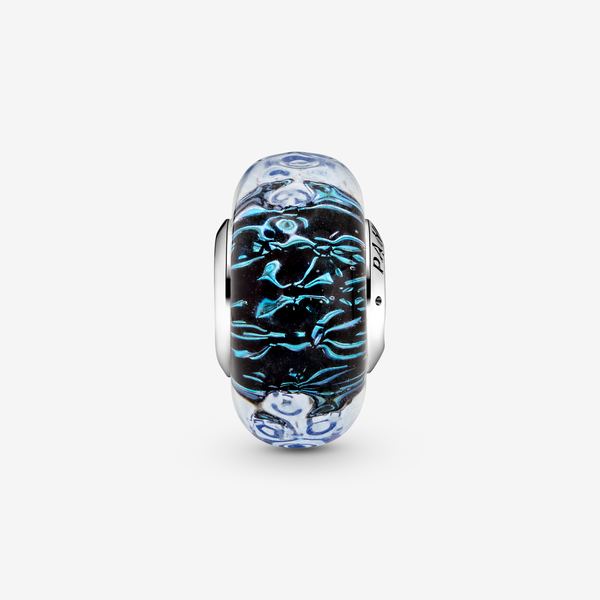 Charm en Plata de Ley Murano Azul Oscuro 798938C00 - Imagen 2