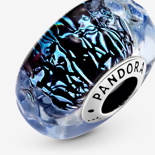 Charm en Plata de Ley Murano Azul Oscuro 798938C00 - Imagen 3