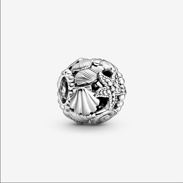 Charm en Plata de Ley Estrella, Concha de Mar y Corazones 798950C00