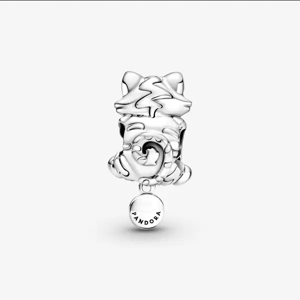 Charm en Plata de Ley Gatito y Ovillo de Lana 799535C00 - Imagen 2