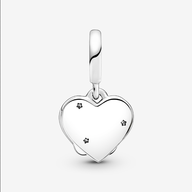 Charm Colgante en Plata de ley Gatos y Corazones 799546C01 - Imagen 2