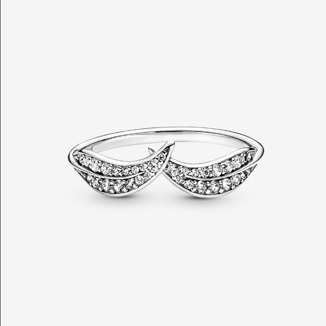 Anillo en Plata de Ley Hojas Brillantes 199533C01 - Imagen 2