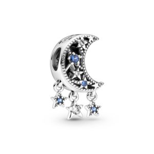 Charm en Plata de Ley Estrellas y Luna Creciente 79007C01
