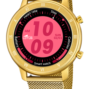 Lotus Smartwatch Acero IP Dorado Correa dorada 50038/1